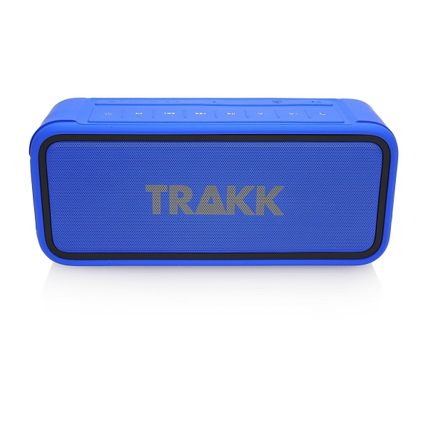 TRAKK GO Su Geirmez Tanabilir Bluetooth Hoparlr-Blue