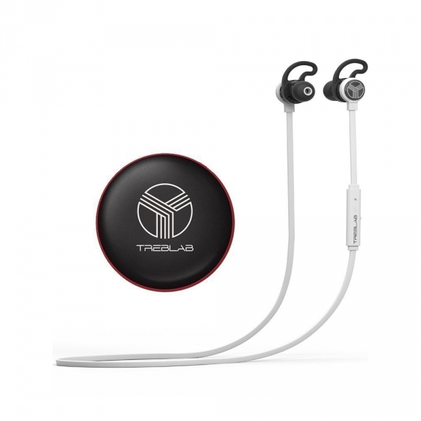 TREBLAB J1 Bluetooth Kancal Kulaklk-White