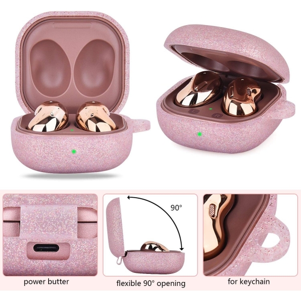 VISOOM Galaxy Buds FE/Buds2 Pro Klf -Rose Gold