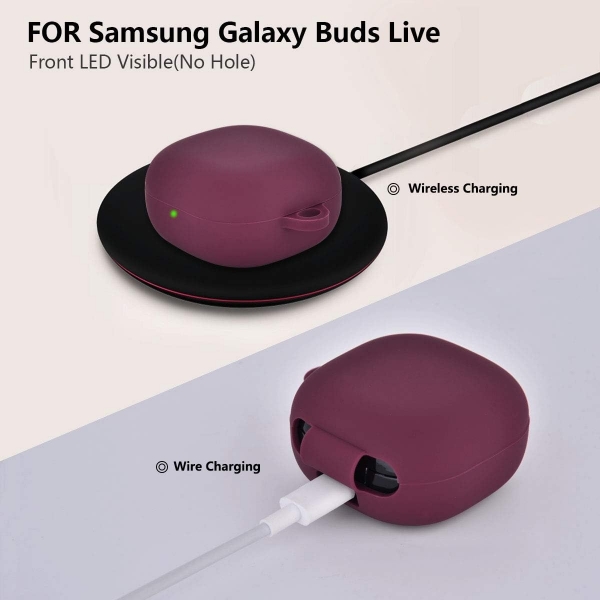 VISOOM Galaxy Buds FE/Buds2 Pro Klf -Burgundy