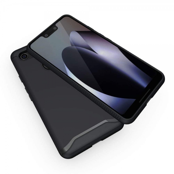 TUDIA Google Pixel 3 XL Merge Serisi Klf-Matte Black