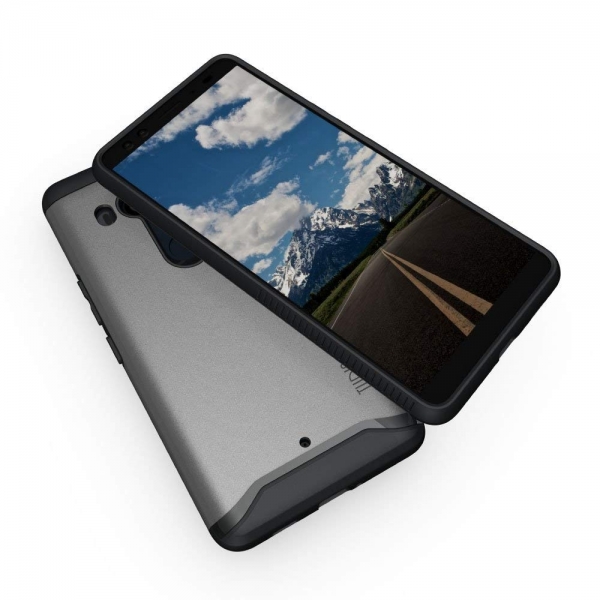 TUDIA HTC U12 Plus MERGE Serisi Klf-Metallic Slate