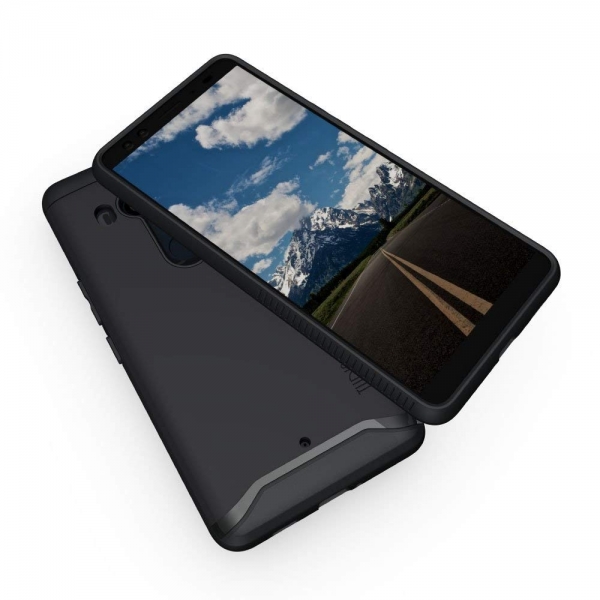 TUDIA HTC U12 Plus MERGE Serisi Klf-Black