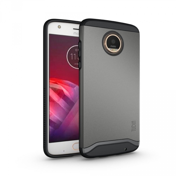 TUDIA Moto Z2 Play Klf-Metallic Slate