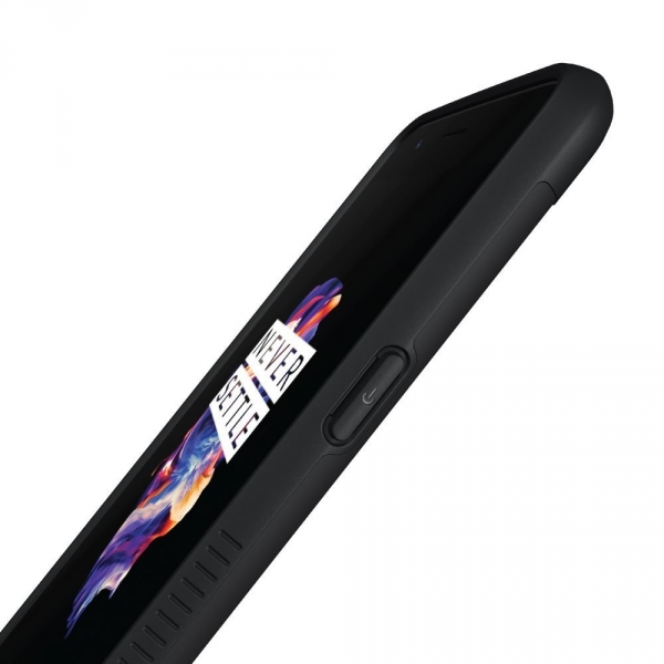 TUDIA OnePlus 5 Slim-Fit Klf-Matte Black