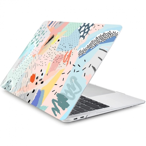 TWOLSKOO MacBook Pro Koruyucu Klf (16 in)(2021)-Artistic Floral