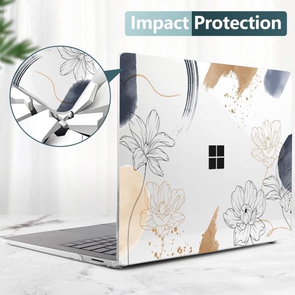 TWOLSKOO Microsoft Surface Laptop 5 Klf -Florals