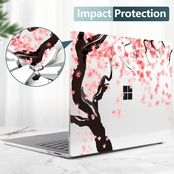 TWOLSKOO Microsoft Surface Laptop 5 Klf -Cherry Blossoms