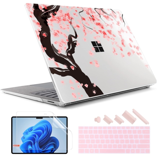 TWOLSKOO Microsoft Surface Laptop 5 Klf -Cherry Blossoms