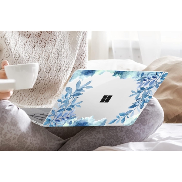 TWOLSKOO Microsoft Surface Laptop 5 Klf -Blue Floral