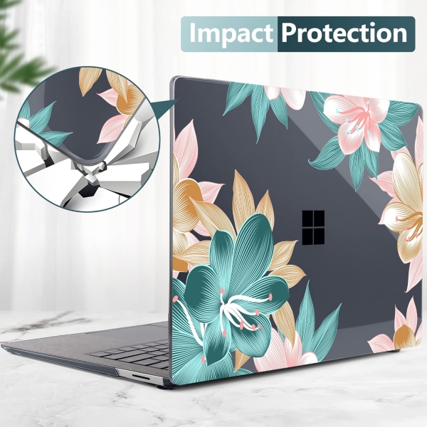 TWOLSKOO Microsoft Surface Laptop 5 Klf -Clivia Flower