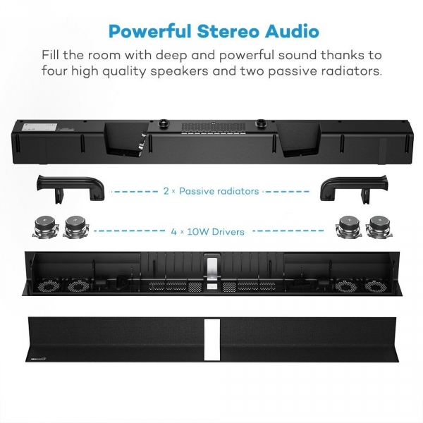 TaoTronics TT-SK15 Kablolu ve Kablosuz Bluetooth Ses Cihaz