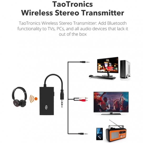 TaoTronics TT-BA01 Bluetooth Kablosuz Verici Adaptr