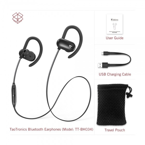 TaoTronics TT-BH034 Kablosuz Kancal Kulaklk