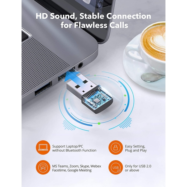 TaoTronics TT-BH041 Trucker Bluetooth Kulak �st� Kulakl�k ve USB Dongle