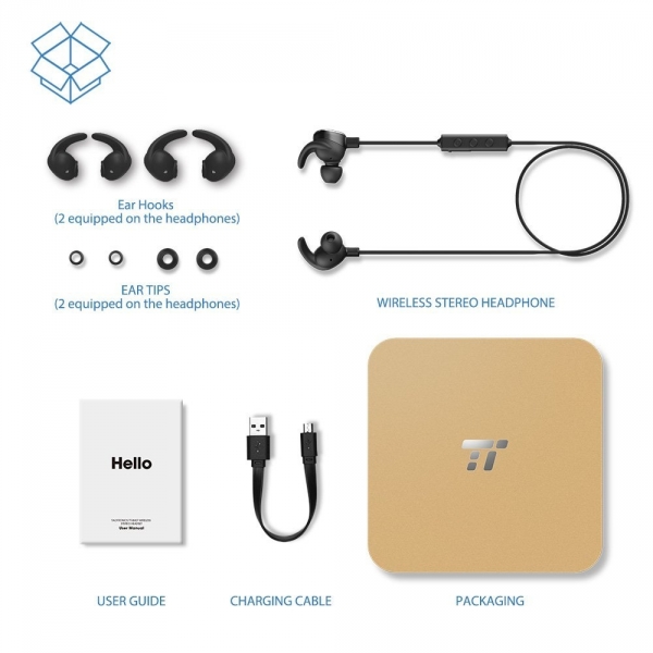 TaoTronics TT-BH15 Bluetooth Kablosuz Kulak i Kulaklk