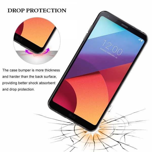 Tauri LG G6 Ultra �nce Esnek K�l�f-Smoke Black