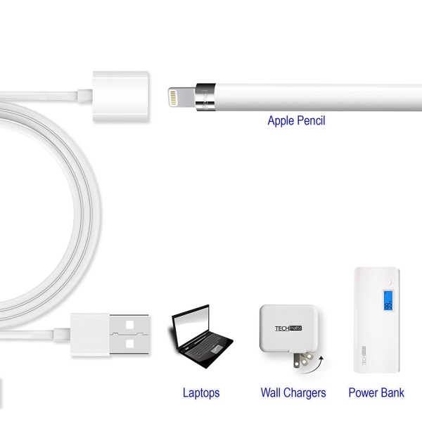 TechMatte Apple Kalem arj Kablosu