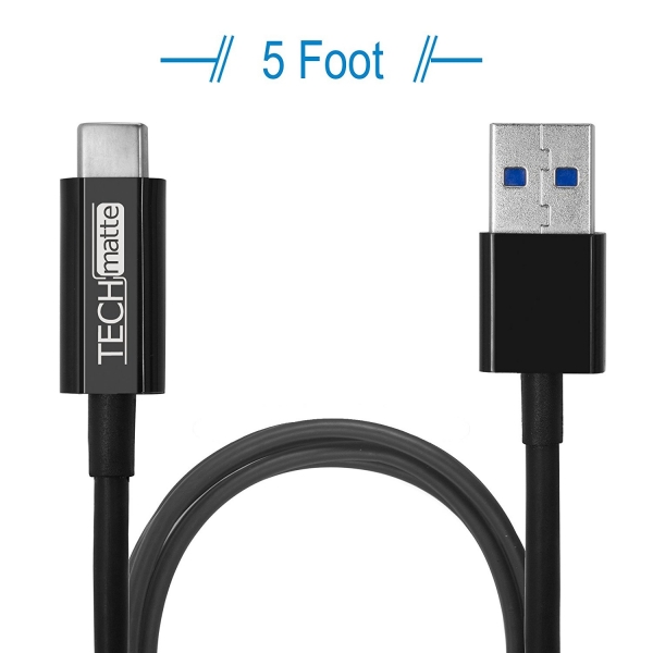 TechMatte USB 3.0 Type C to Type A Kablo (2 Adet)