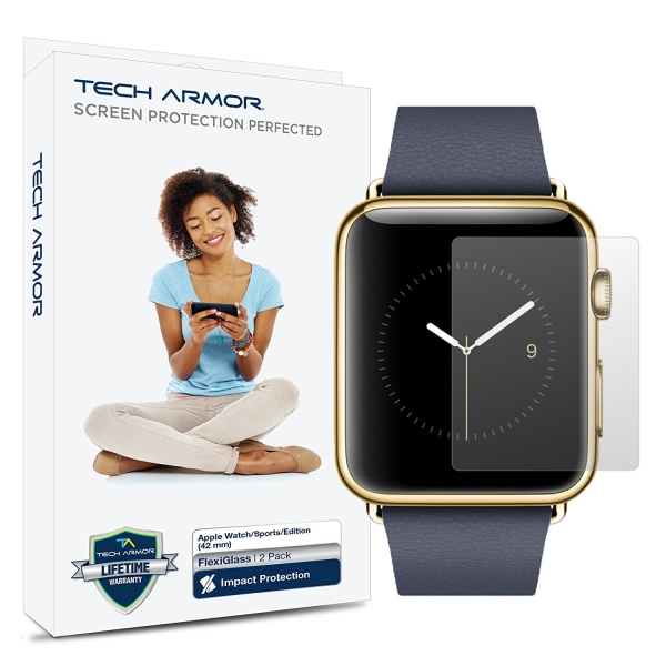 Tech Armor Apple Watch Cam Ekran Koruyucu (42mm)