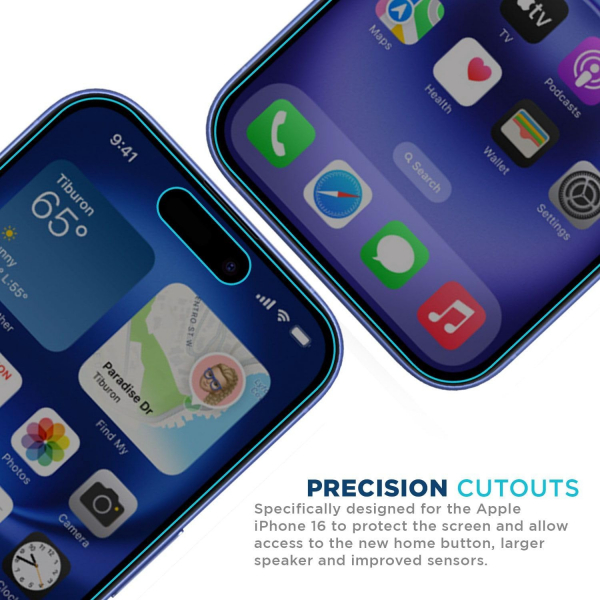 Tech Armor Apple iPhone 16 Privacy Cam Ekran Koruyucu