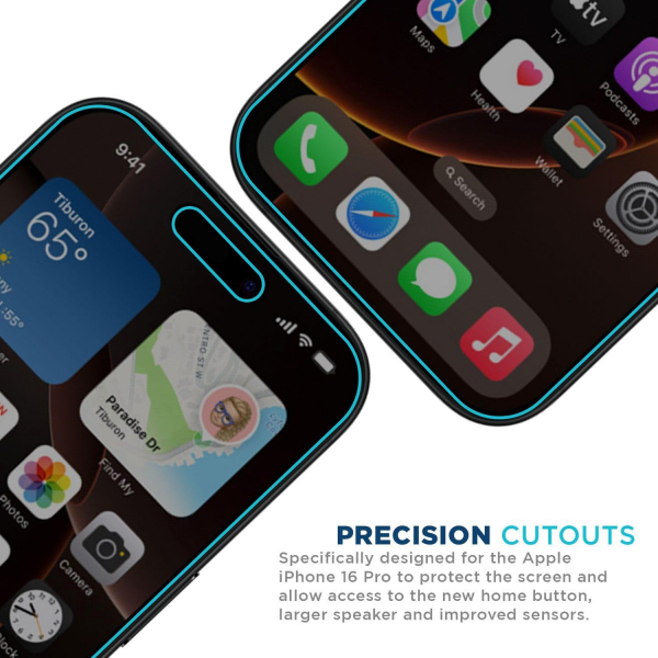 Tech Armor iPhone 16 Pro Privacy Cam Ekran Koruyucu