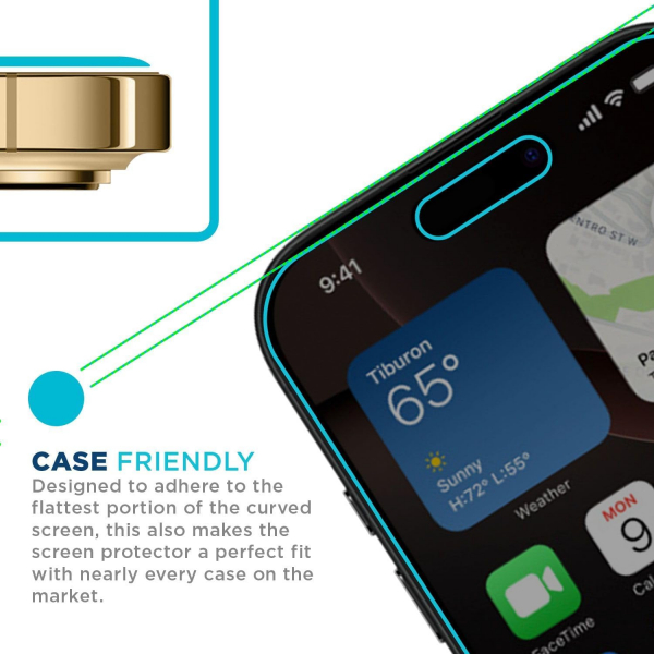 Tech Armor iPhone 16 Pro Privacy Cam Ekran Koruyucu