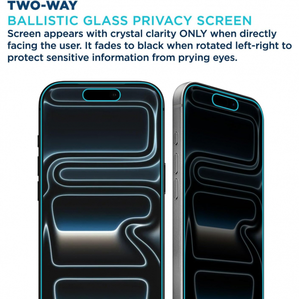 Tech Armor iPhone 17 Pro Privacy Ekran Koruyucu