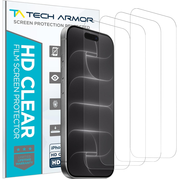 Tech Armor HD PET iPhoFilm Ekran Koruyucu iPhone 18 Pro