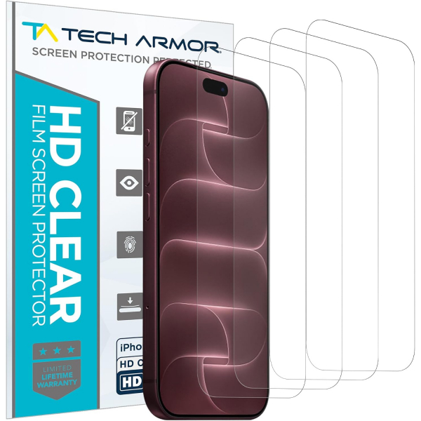 Tech Armor HD PET iPhone 18 Pro Max Film Ekran Koruyucu