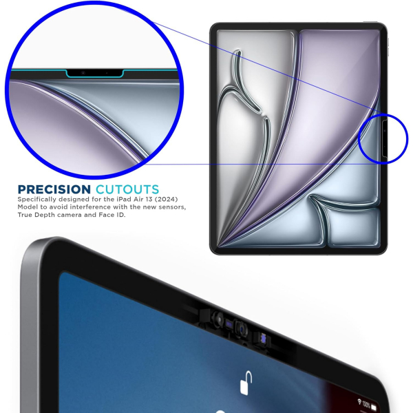 Tech Armor iPad Air M2 Mat Ekran Koruyucu (13 in)