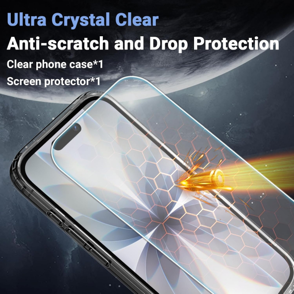 Temdan Apple iPhone 17 �effaf K�l�f -Black