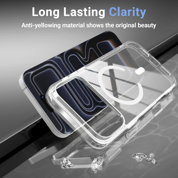Temdan Apple iPhone 17 Pro effaf Klf -Transparent