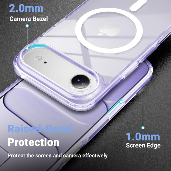 Temdan Apple iPhone Air effaf Klf -Purple