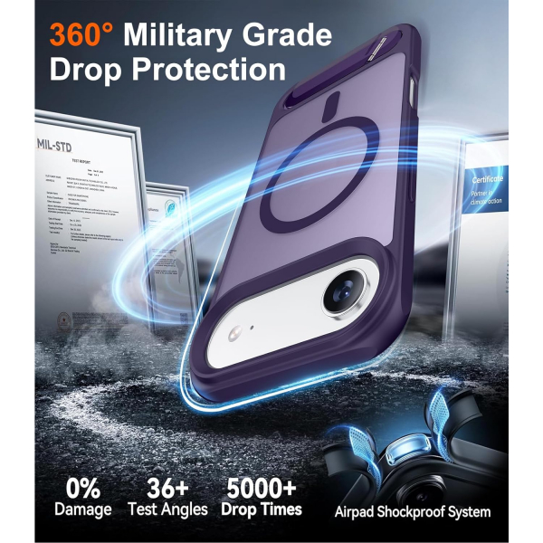 Temdan Apple iPhone Air Standl Klf-Purple