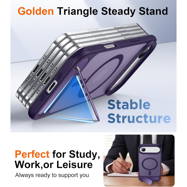 Temdan Apple iPhone Air Standl Klf-Purple