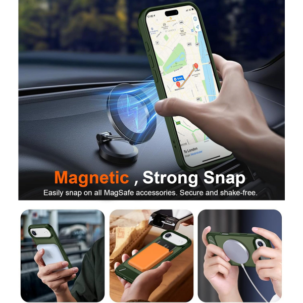 Temdan Apple iPhone Air Standl Klf-Green