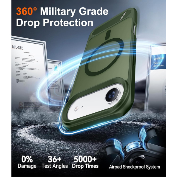 Temdan Apple iPhone Air Standl Klf-Green