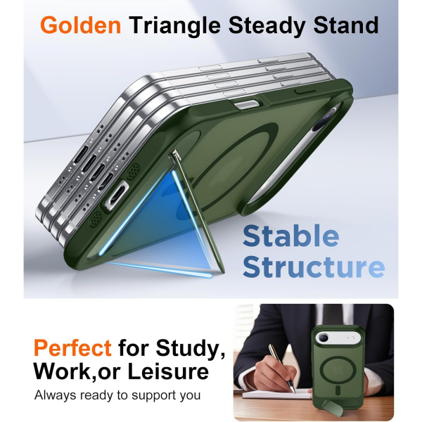 Temdan Apple iPhone Air Standl Klf-Green