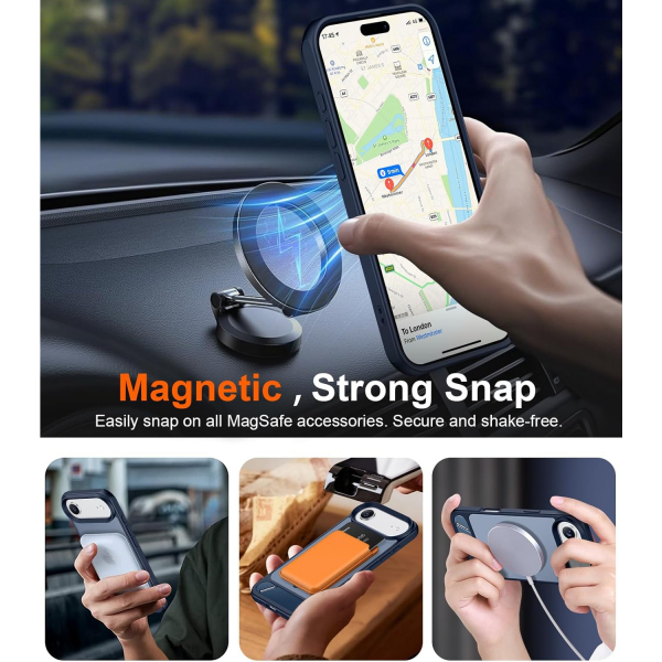 Temdan Apple iPhone Air Standl Klf-Blue