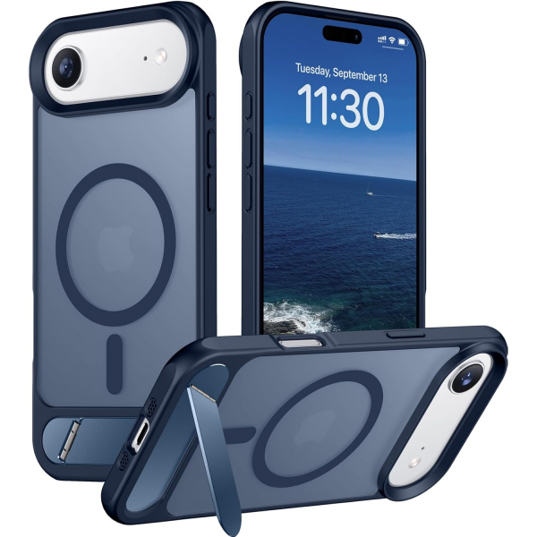 Temdan Apple iPhone Air Standl Klf-Blue