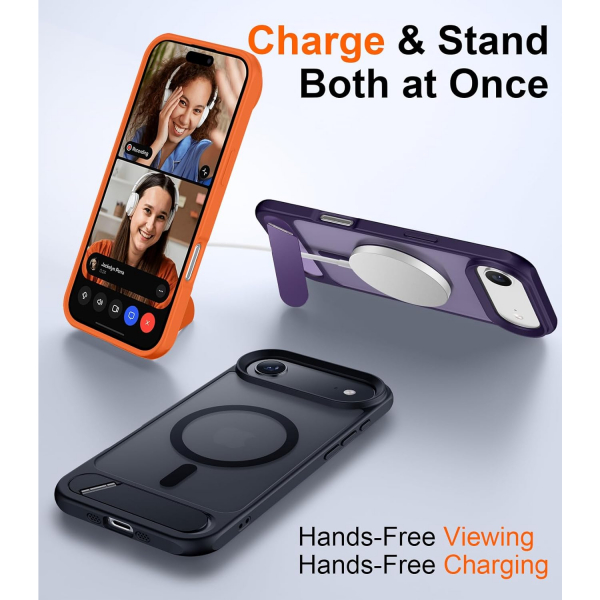 Temdan Apple iPhone Air Standl Klf-Black