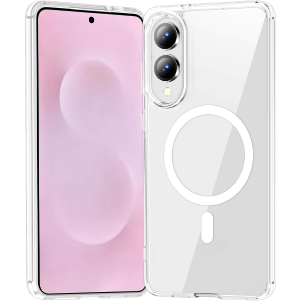 Temdan Galaxy S25 Edge Manyetik effaf Klf