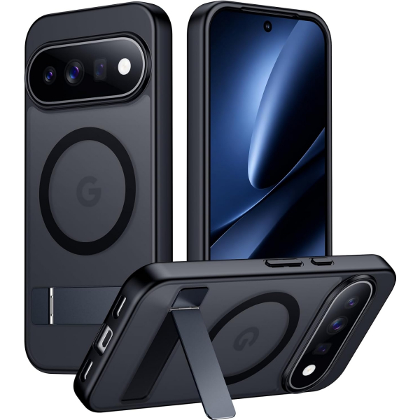 Temdan Google Pixel 11 Pro Manyetik Standl� K�l�f-Black