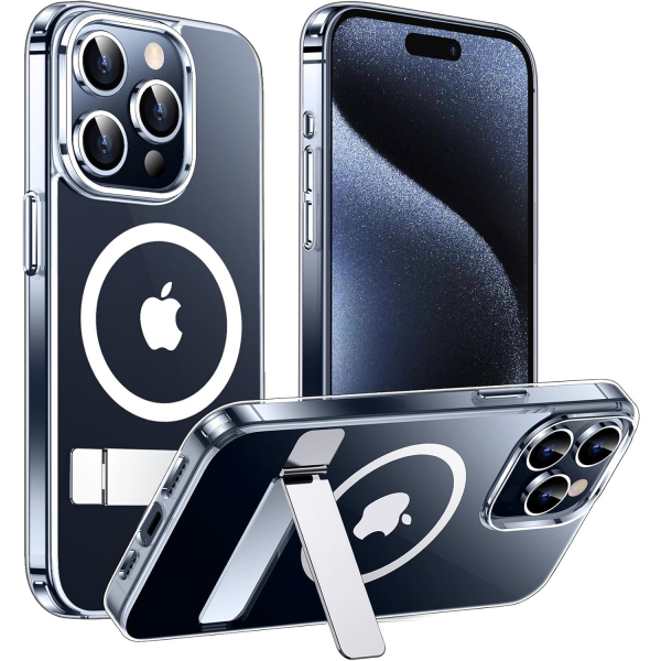Temdan iPhone 15 Pro Max Standl Klf 