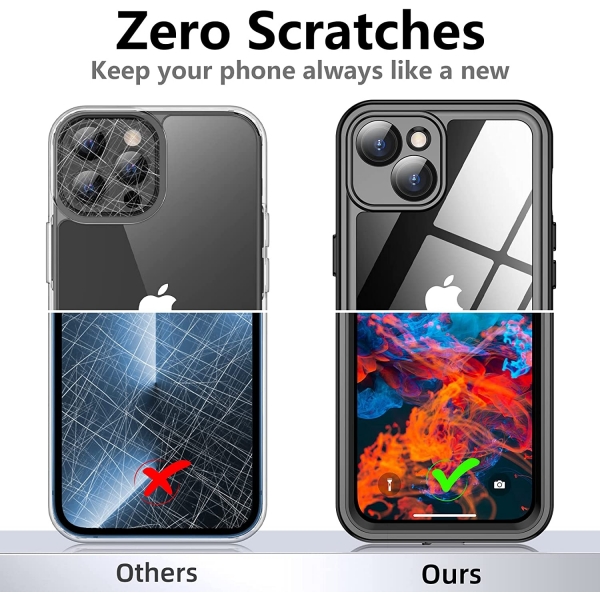 Temdan Real 360 iPhone 14 Plus Su Ge�irmez K�l�f (MIL-STD-810G)