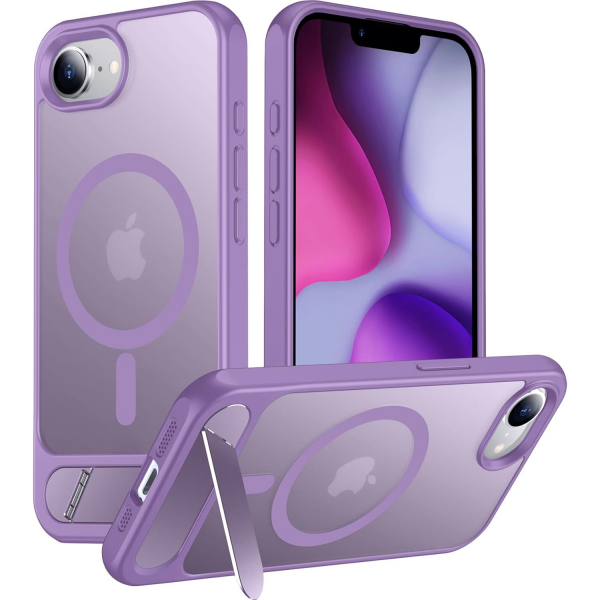 Temdan Apple iPhone 16e Standl Klf -Light Purple 