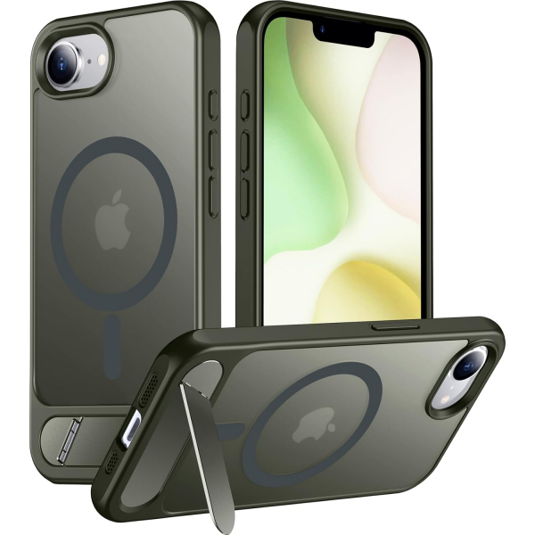 Temdan Apple iPhone 16e Standl Klf -Gray