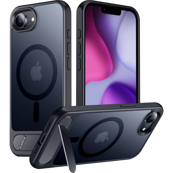 Temdan Apple iPhone 16e Standl Klf -Black