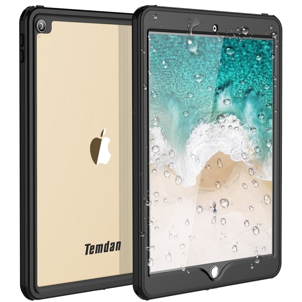 Temdan iPad Pro Su Geirmez Klf (10.5 in) (MIL-STD-810G)